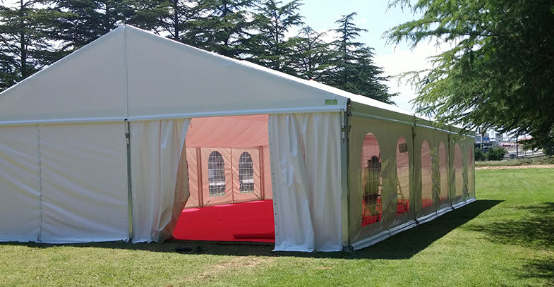 Carpas para hoteles en Zaragoza