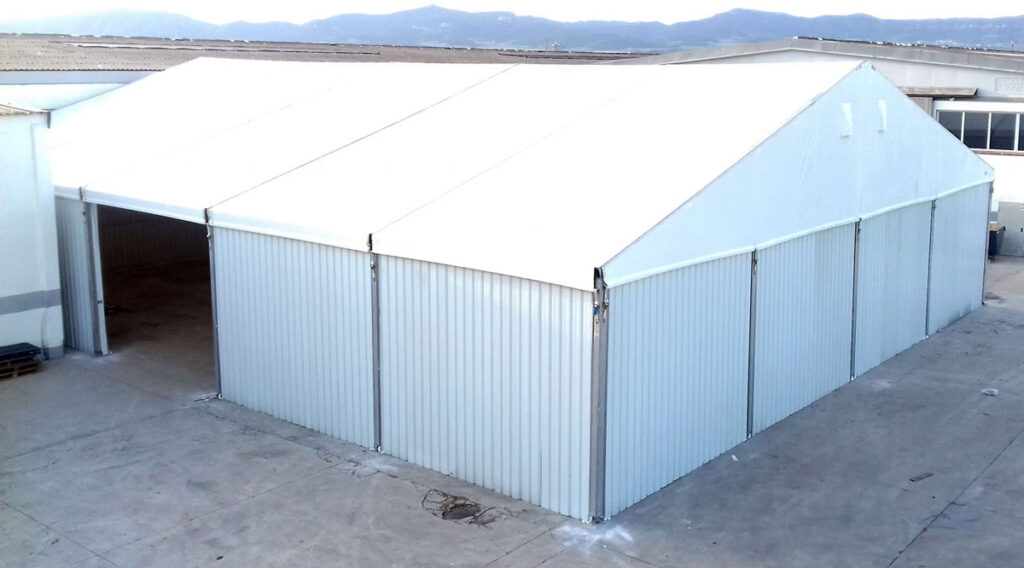 instalaciones almacenes desmontables Zaragoza